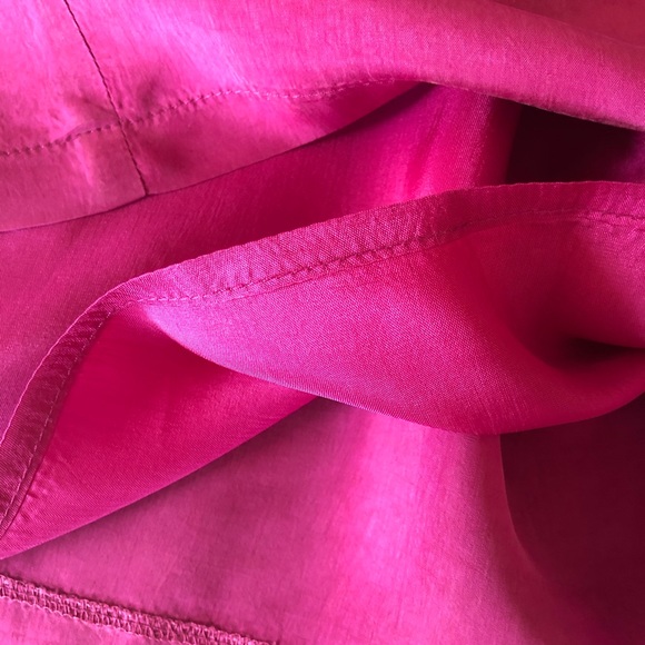 Nanette Lepore Fushia Tie Waist Mini Skirt - Picture 7 of 8